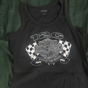 Harley-Davidson Black and White 120th Anniversary Tank